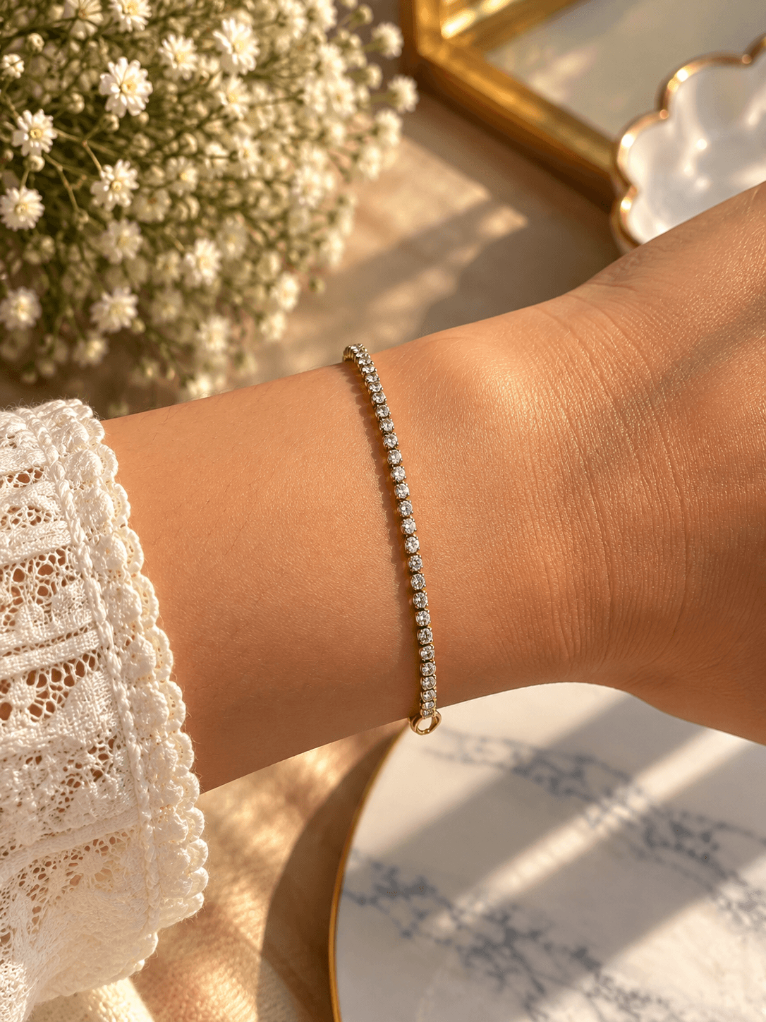 LAX_Sparkle Tennis Bracelet - Image 1