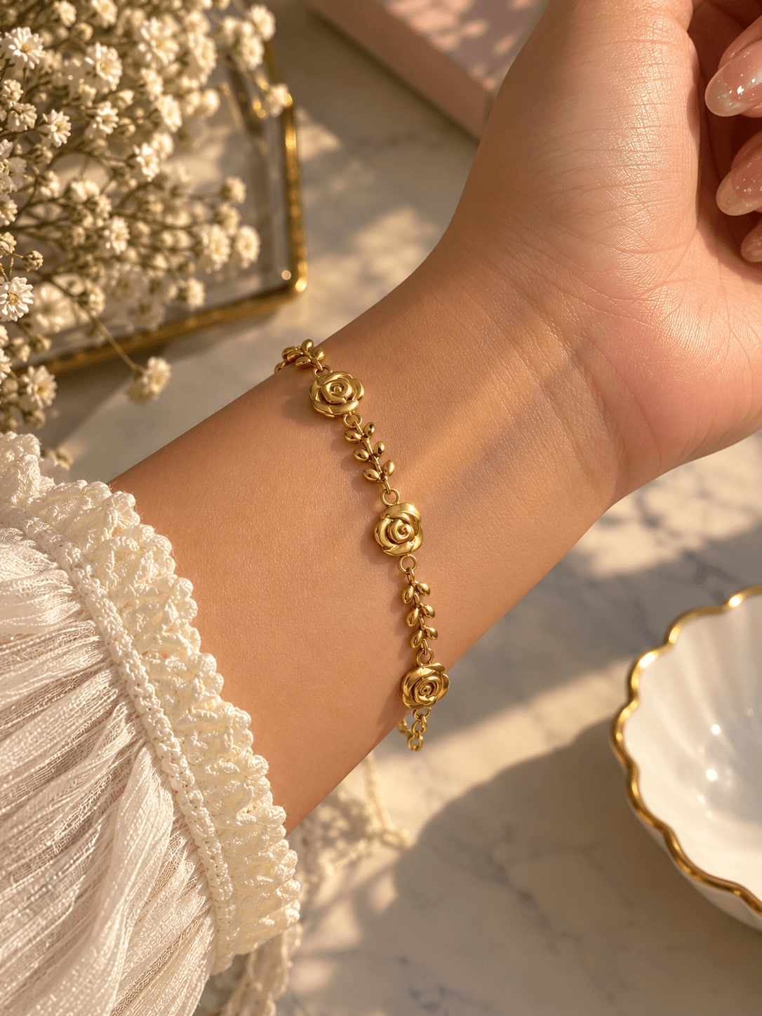 LAX_Rose Garden Bracelet 🌹 - Image 1