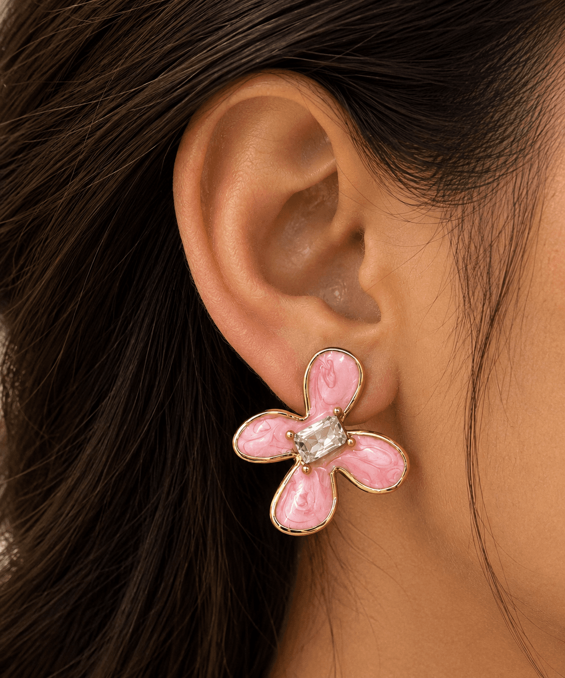 LAX_Blush Bloom Earrings 🌸 - Image 1