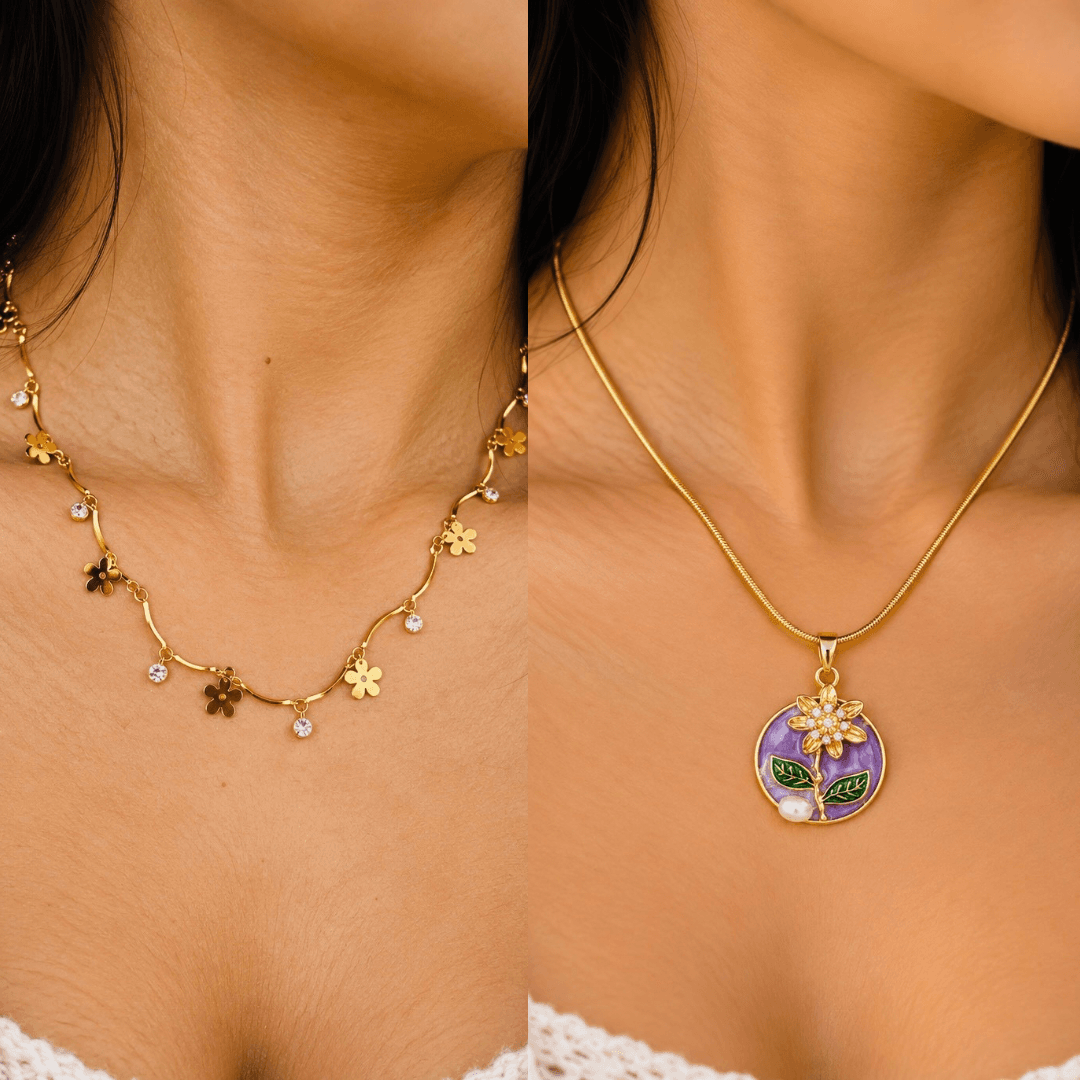 LAX_Purple Reign Necklace Combo for Women - Image 1